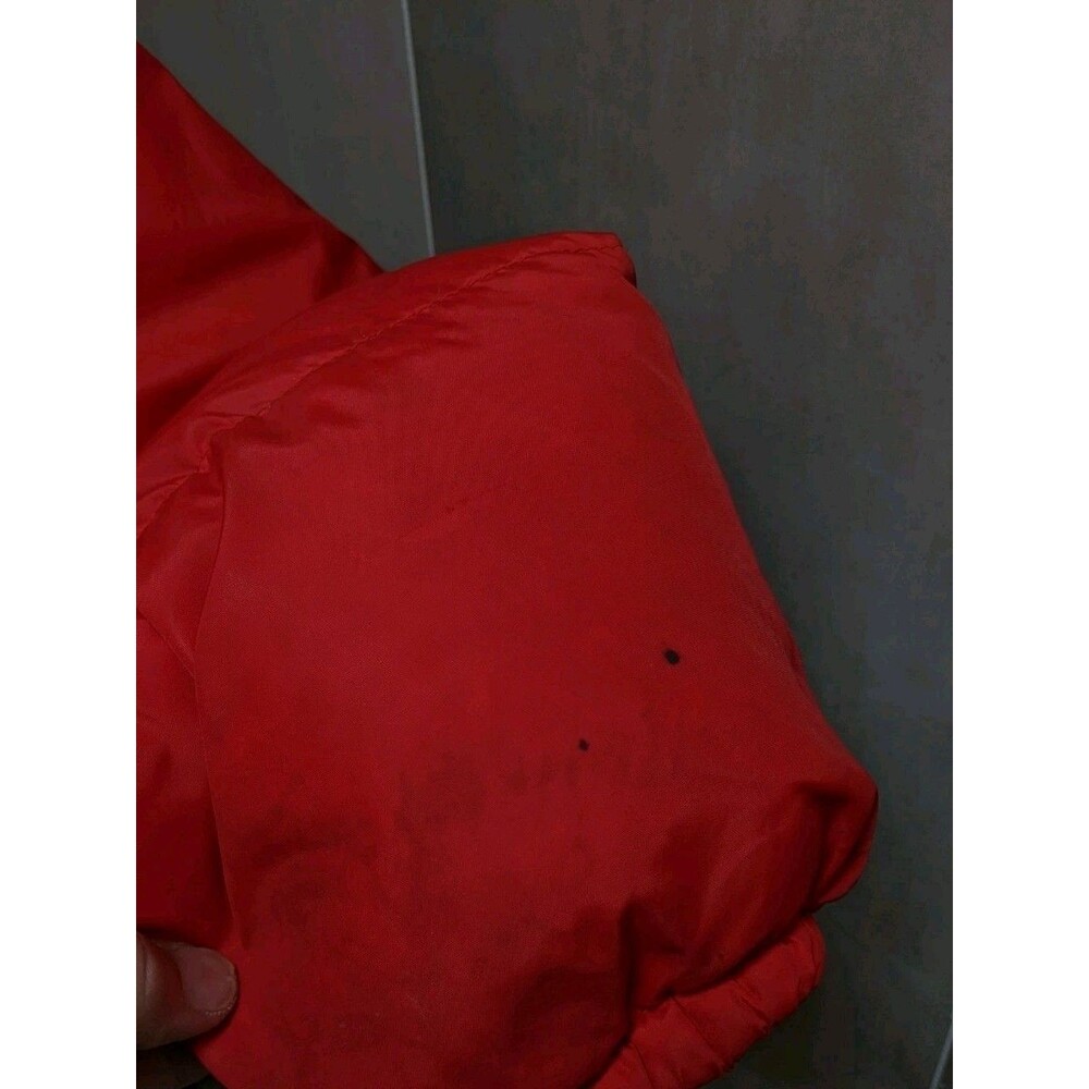 Vintage REI Red Puffer Jacket Goose Down Ski Party 70s Size L - Picture 13 of 15